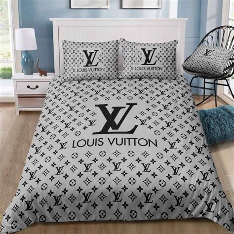 louis vuitton bed sheets full|louis vuitton bedspread set.